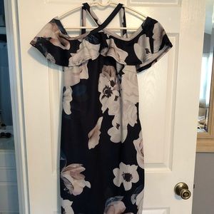 Off the shoulder floral dress